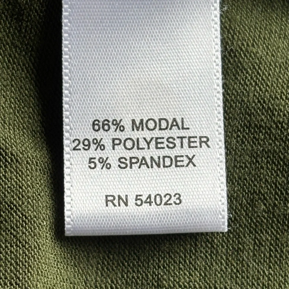 Banana Republic Olive Green V-Neck Long Sleeve Top - Picture 3 of 3